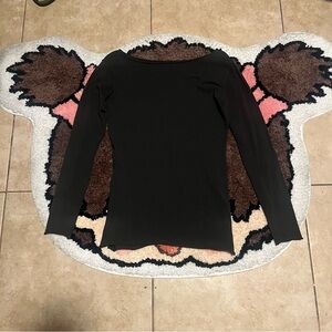 Sarah Pacini Long Sleeve Balletcore Top